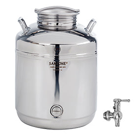 20lt (5.3 gallons) Stainless Steel Olive Oil Container - Kronos Shipping,  Inc.